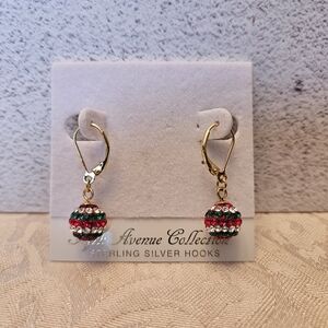 Gold and Multicolor Earrings by